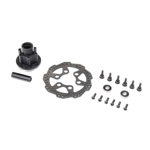 TLR LOSI LOS262013 Complete Front Hub Assembly Promoto-MX Incl Disc Axle Spacer Bearings and Screws (8319095800045)