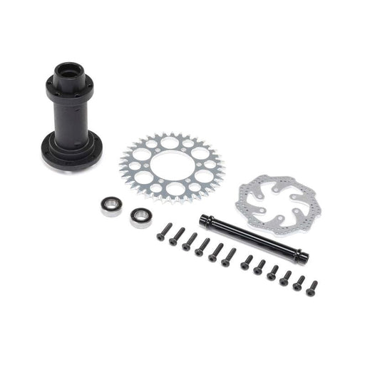 TLR LOSI LOS262014 Complete Rear Hub Assembly Promoto-MX (8319095931117)