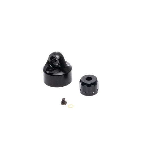 TLR LOSI LOS363001 Shock Cap Set (Rear) Aluminum Black: Promoto-MX (8319102681325)