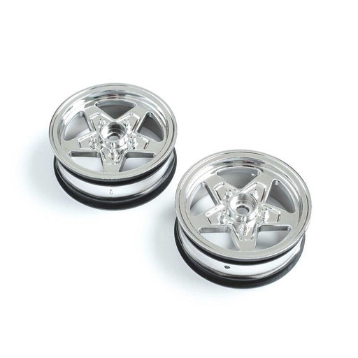 TLR LOSI LOS43045 Front Wheel Chrome (2): 22S Drag - Hobby City NZ