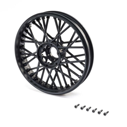 TLR LOSI LOS46000 Front Wheel Set Black: Promoto-MX - Hobby City NZ