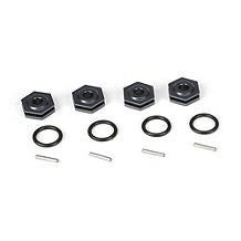 TLR LOSI LOSB1933 Wheel Hex Set Aluminum: Mini 8IGHT