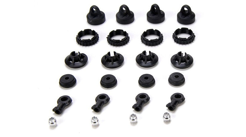TLR LOSI LOSB2904 Shock Plastics Set (4): 10-T - Hobby City NZ