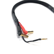 RC Pro RCP-BM043 4-5mm Stepped Bullet  4mm Bullet Charge Lead 300mm long 2S Balance with 7pin XH Plug - Hobby City NZ