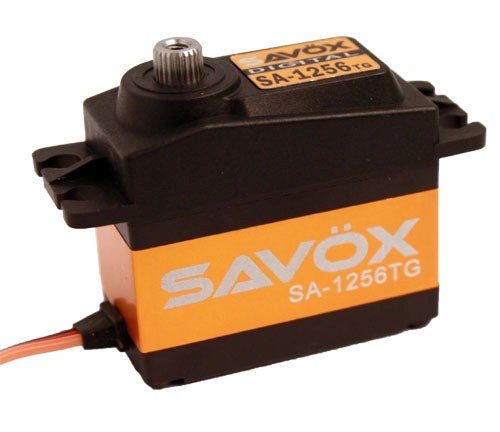 Savox SA-1256TG+ Super low back lash. STD size 20kg/cm Coreless Digital Servo 0.15 sec 6.0V 52.4g (8319180210413)