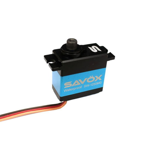 Savox SW-1250MG Mini Waterproof Premium Digital Servo 8kg/0.10 @6.0V 36g ideal for Traxxas 1/16 Scale (8319185191149)