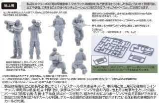 Fujimi 723433 1/72 JGSDF Modern Soldiers (Ground 1) (7597352452333)