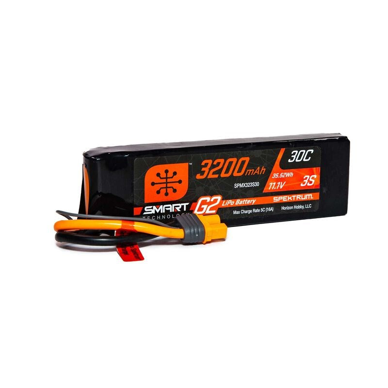 Spektrum SPMX323S30 3200mAh 3S 11.1V Smart G2 LiPo 30C; IC3 - Hobby City NZ