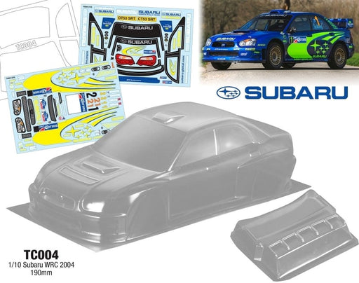 Team C TC004 1/10 SUBARU WRC 2004 190MM (8319229853933)