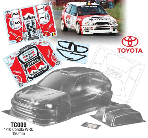 Team C TC009-M 1/10 Toyota Corolla WRC 239mm WB (190mm)  Marlboro Decal Sheet (8319231656173)