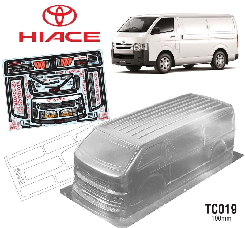 Team C TC019 1/10 TOYOTA HIACE VAN 190MM Wide - Hobby City NZ
