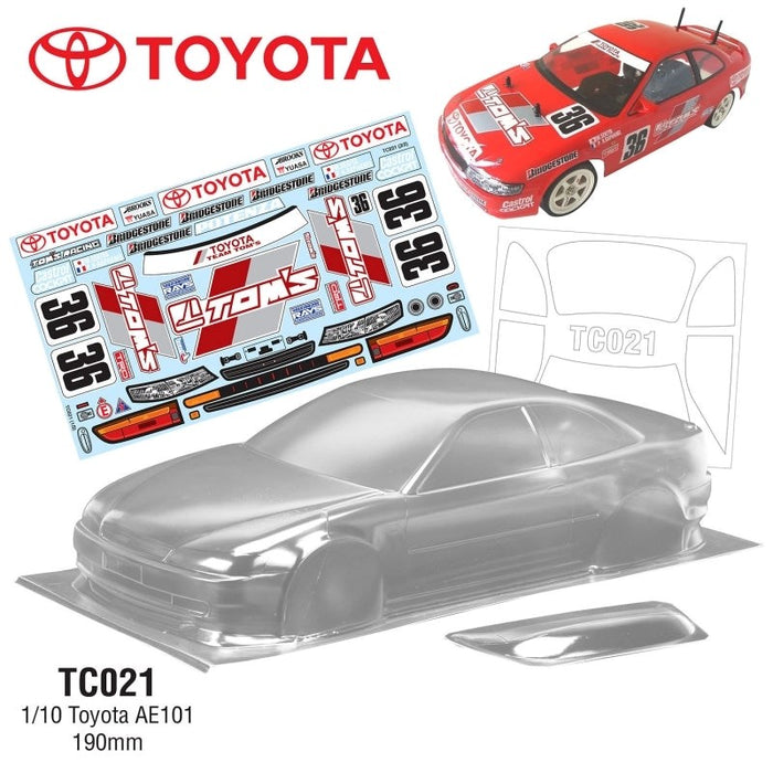 Team C TC021-T 1/10 TOM'S LEVIN 190MM Wide Toms Decal Sheet