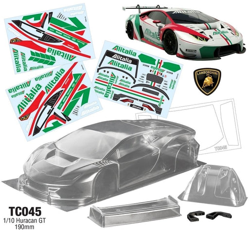 Team C TC045-A 1/10 Lamborghini Huracan GT3 190mm Alitalia Decal Sheet - Hobby City NZ