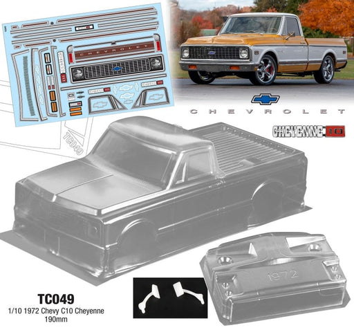 Team C TC049 1/10 1972 Chevy C10 Cheyenne 190mm (8319236571373)