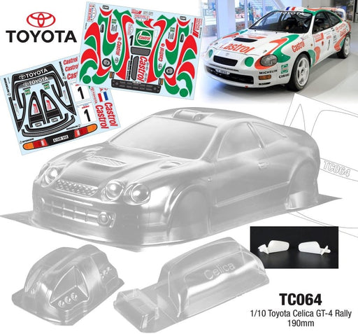 Team C TC064 1/10 Toyota Celica GT-4 Rally 190mm by Team C (8319237325037)