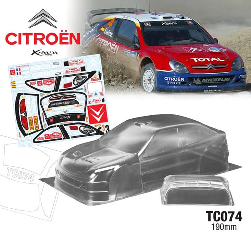 Team C TC074 1/10 CITROEN XSARA WRC 190mm Wide - Hobby City NZ