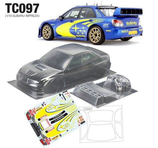 Team C TC097-SG 1/10 Subaru Impreza WRC 190mm Subaru Global Decal Sheet (8319241453805)