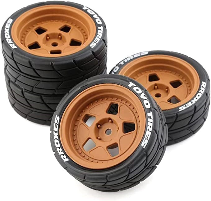 Team C TC872 1/10 HOONICORN TIRE SET (BROWN) - Hobby City NZ