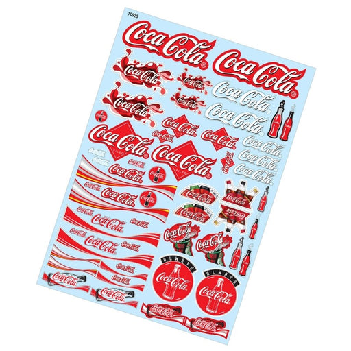 Team C TC925 1/10 COCA-COLA STICKER (A4) - Hobby City NZ