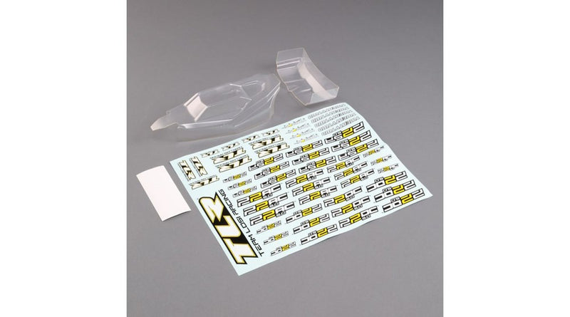 TLR LOSI TLR230013 Ultra Lightweight Body & Wing Clear: 22 5.0 - Hobby City NZ