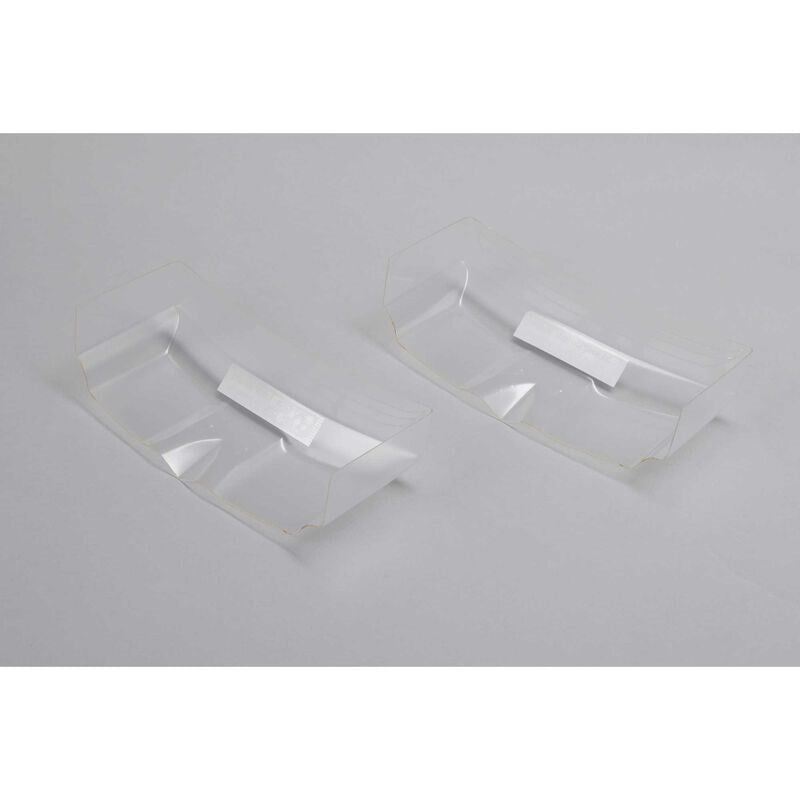 TLR LOSI TLR230019 6.5" Lightweight Rear Wing Clear Precut (2) All 22 Buggys 15grm per Wing - Hobby City NZ