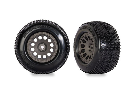 Traxxas 10774-GRAY Gray Mini XRT Wheels w/ Response Pro Tires (2) - Hobby City NZ (9070145405165)