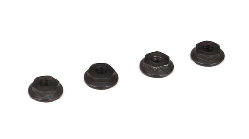 TLR LOSI TLR236001 4mm Low Profile Serrated Nuts (4) (8319257182445)