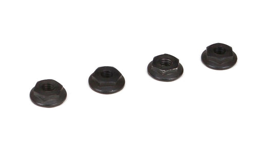 TLR LOSI TLR236001 4mm Low Profile Serrated Nuts (4) - Hobby City NZ