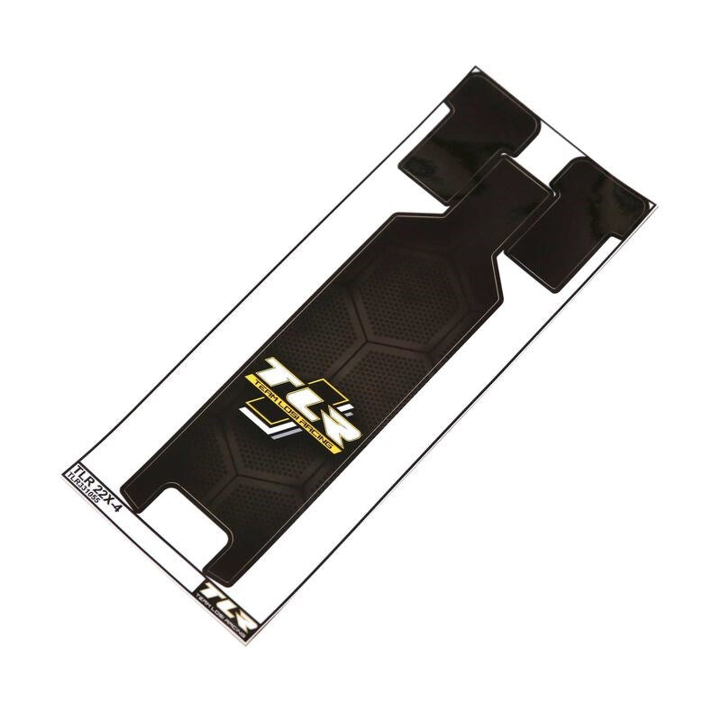 TLR LOSI TLR331055 22X-4 Chassis Protective Tape Printed Precut To Protect Carbon Fiber or Alloy Chassis - Hobby City NZ