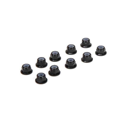 TLR LOSI TLR336005 M3 Flanged Aluminum Lock Nuts Black (10) (8319274057965)