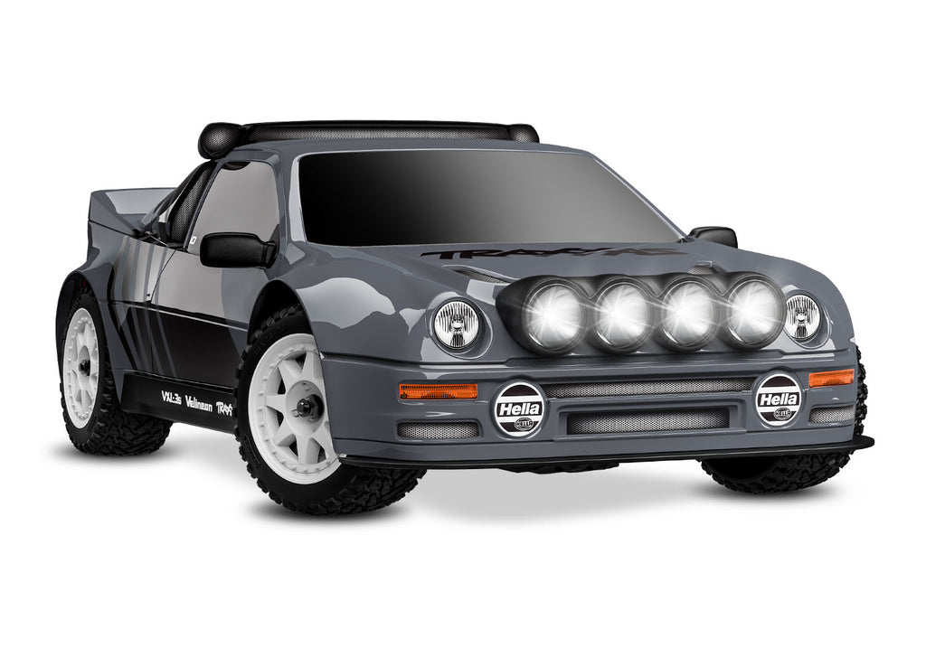 Traxxas Mini Rally VXL Ford RS200 RC Rally Car 1/10 Scale - 108046-1 - TRX108046-1-GRAY