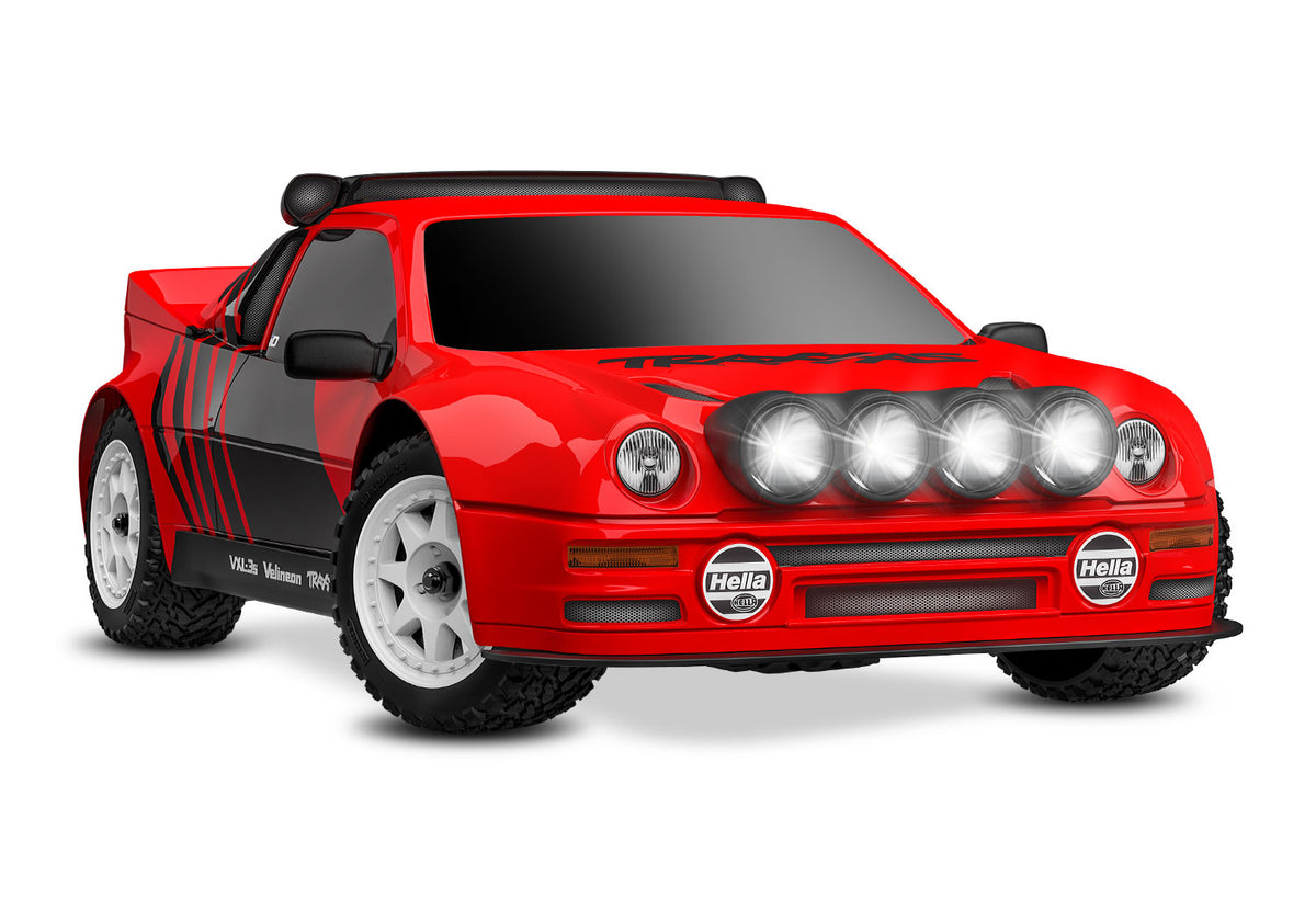 Traxxas Mini Rally VXL Ford RS200 RC Rally Car 1/10 Scale - 108046-1 - TRX108046-1-RED