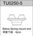 Team C TU0250-5 Spring Retainer TC02 EVO TS2TE TM2 V2 (8319286870253)