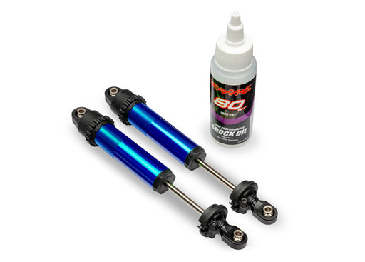 Traxxas 10962-BLUE Aluminum GT-Maxx Rear Shocks (2) - Hobby City NZ (9070148157677)