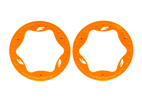 Traxxas 10977-BLUE 3.9 Funco Rear Beadlock Rings (2) - Hobby City NZ (9070148649197)