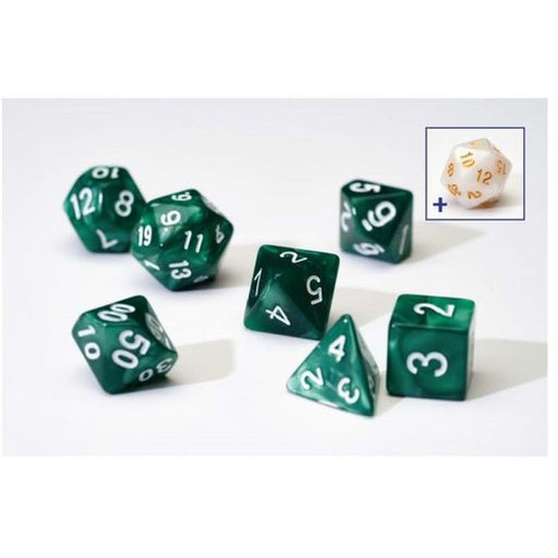 Sirius SIRIUS1-02 Dice Set Pearl Green Acrylic (9003872354541)