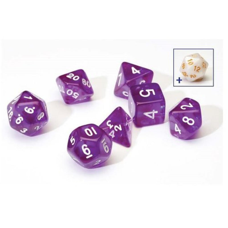 Sirius SIRIUS1-05 Dice Set Translucent Purple Resin (9003872452845)