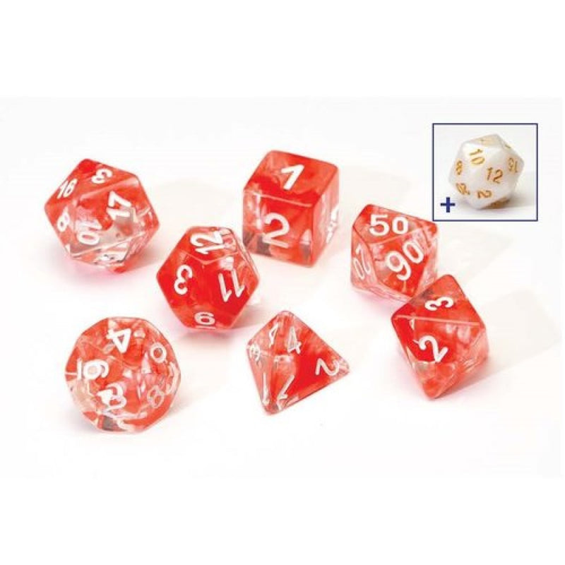 Sirius SIRIUS1-09 Dice Set Red Cloud Resin (9003872583917)