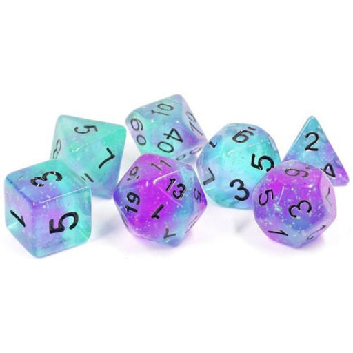 Sirius SIRIUS6-03 Dice Set Peacock Glowworm (9003873140973)