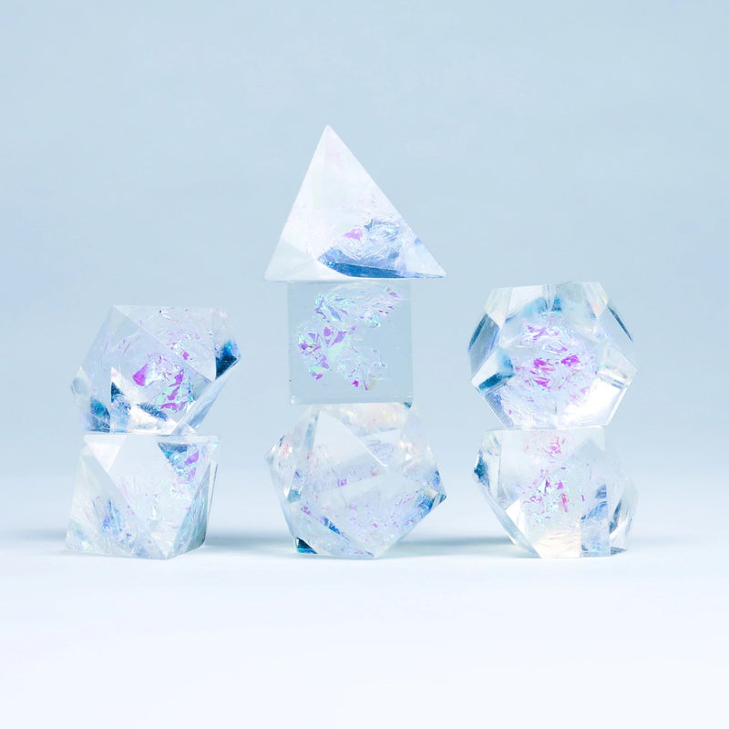 Sirius SIRIUS10-04 Dice Set Clear Cloak & Dagger (9003873468653)