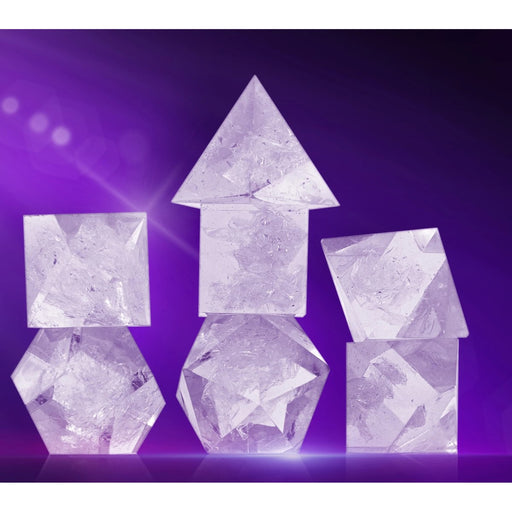 Sirius SIRIUS2-01 Dice Set Pink, Clear, Black Resin (9003873501421)