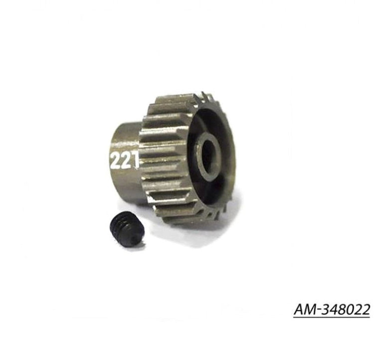 Arrowmax AM-348022 Pinion Gear 48P 22T (7075 Hard) - Hobby City NZ (8347069939949)