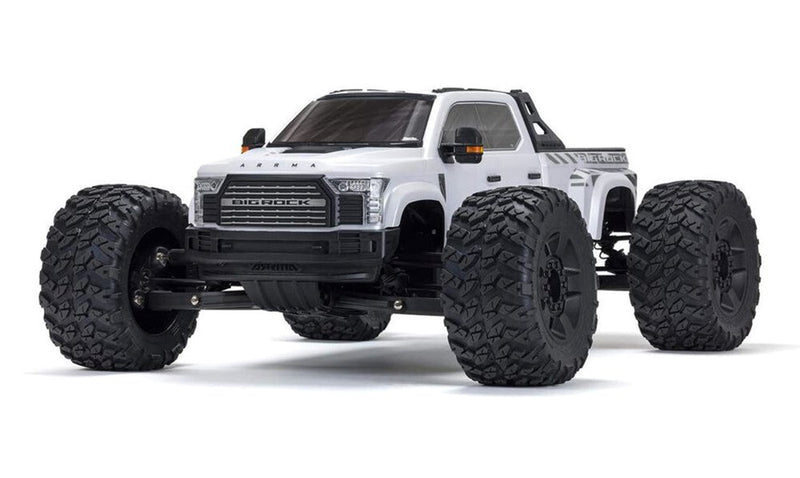 ARRMA ARA7612T3 1/7 BIG ROCK 6S 4X4 BLX Monster Truck RTR White