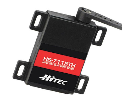 Hitec HS-7115TH HV Slim Wing Servo 6.0V 3.2kg/cm 0.12sec 7.4V 3.9kgcm 0.10sec 26x8x38mm 20g (8347089338605)