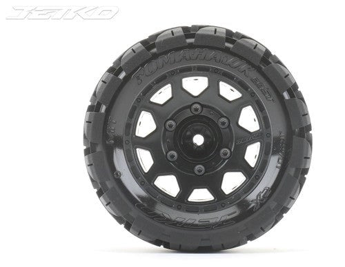 Jetko JKO2701CBMSGN 1/10 ST 2.8 EX-TOMAHAWK/Claw Rim/Black/Medium Soft/Glued