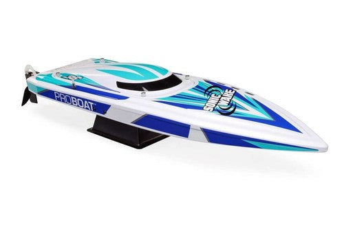 Proboat PRB08032V2T2 Sonicwake V2 36-inch Self-Righting Brushless 50+ Mph White: RTR (8347097366765)