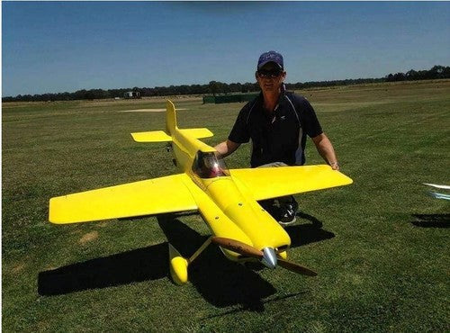 Seagull Models SEA164Y Cassutt 3M Air Race 65" wingspan 50-60cc Yellow (8347099955437)