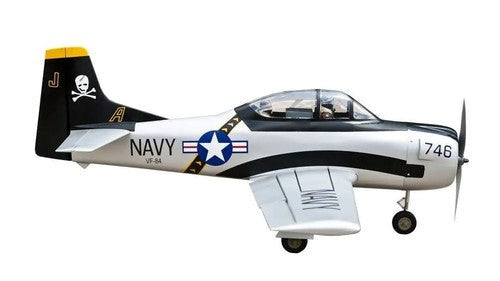 Seagull Models SEA258NGEAR North American T-28 Trojan 63"wingspan 15cc included electric retract ER-120 84 Retracts and ER-120 100 Retract