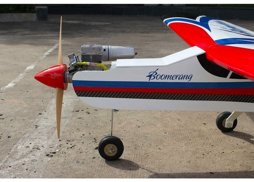 Seagull Models SEA27N Boomerang V3 Trainer 61" wingspan - .46 glow engine or 10cc gas WhiteRed Blue and Black (8347100446957)