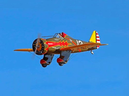 Seagull Models SEA305G Pursuit Squadron P-26A "Peashooter" 71" wingspan 30cc - Olive Drab